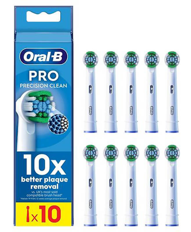 Oral-B Pro Precision Clean - Hvid - 10-pack